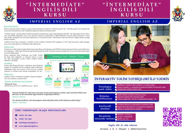 Intermediate - General English